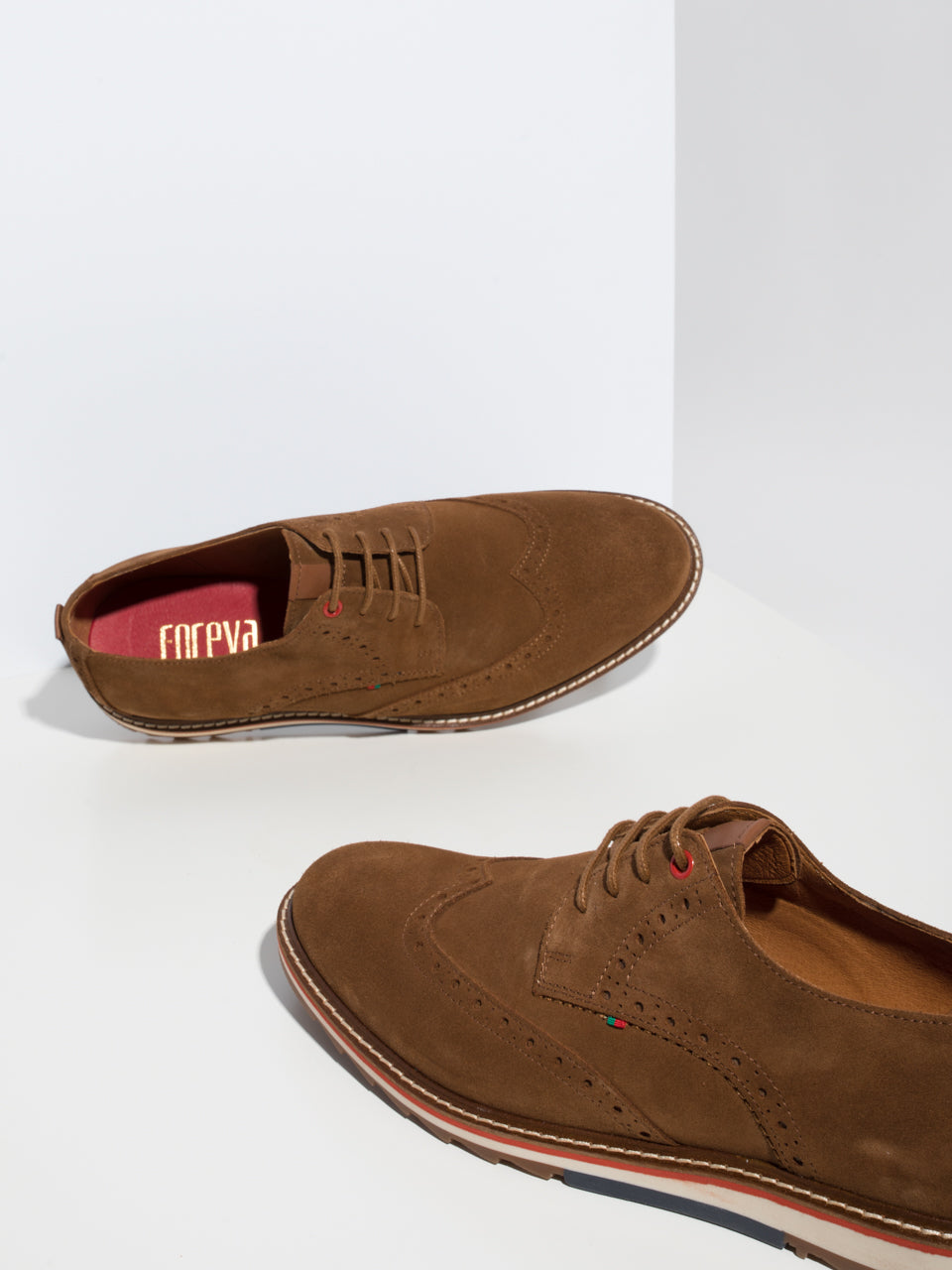 Foreva Sapatos Oxford em Castanho